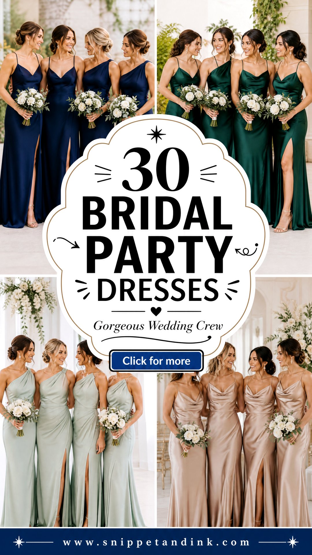 30 Bridal Party Dresses for a Gorgeous Wedding Crew - 30 Bridal Party Dresses for a Gorgeous Wedding Crew