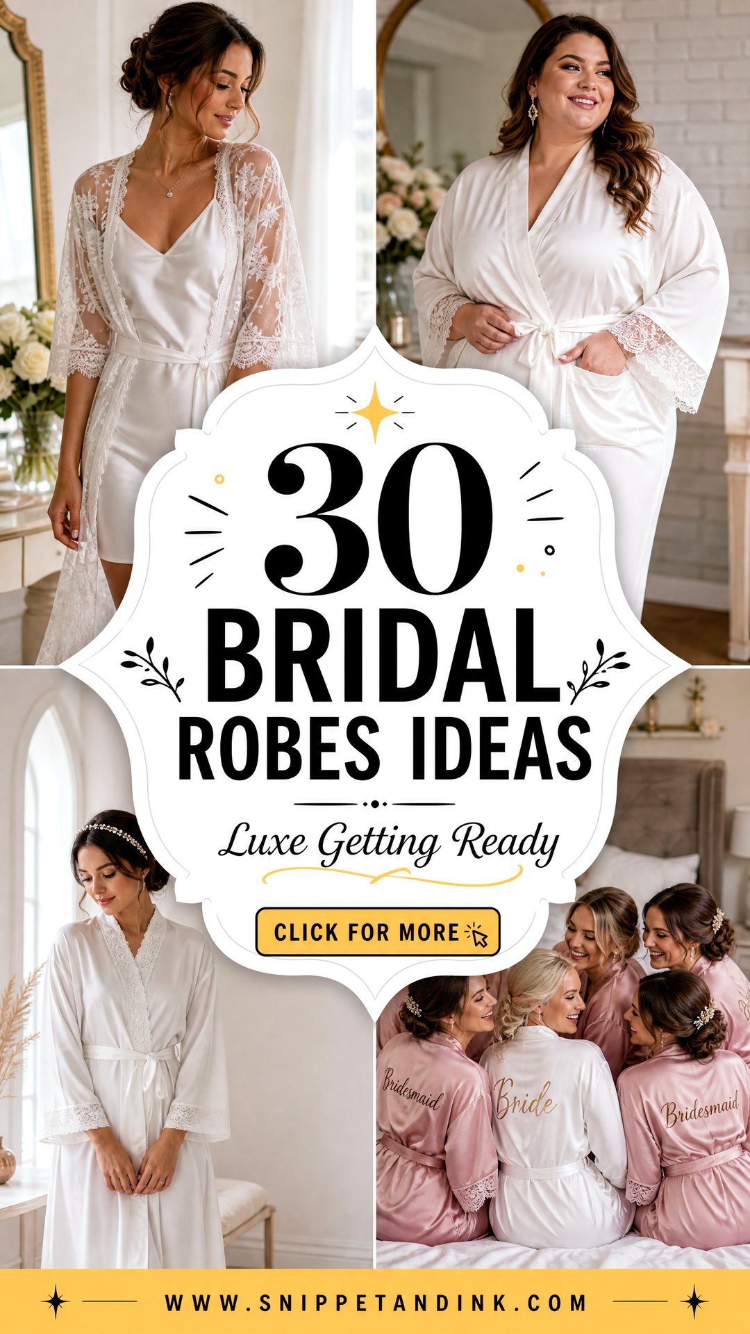 30 Bridal Robes Ideas for Luxe Getting-Ready Photos - 30 Bridal Robes Ideas for Luxe Getting-Ready Photos