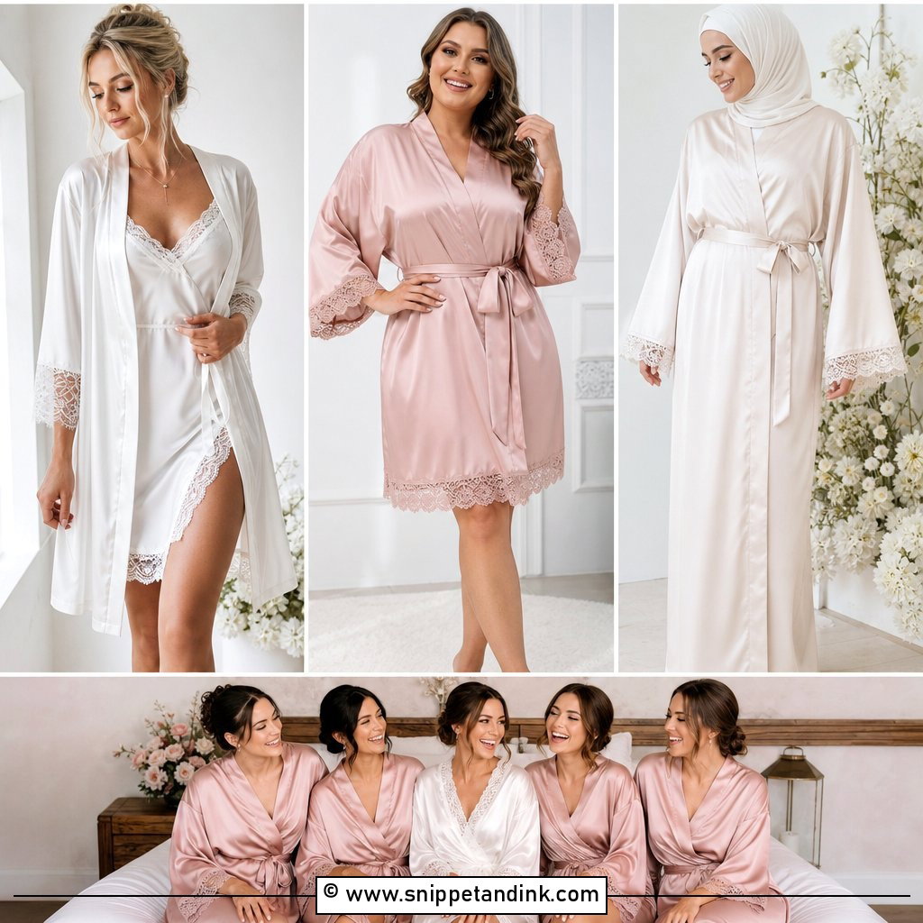 30 Bridal Robes Ideas for Luxe Getting-Ready Photos