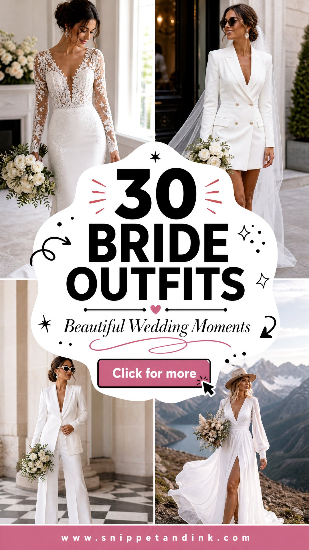 30 Bride Outfits for Every Beautiful Wedding Moment - 30 Bride Outfits for Every Beautiful Wedding Moment