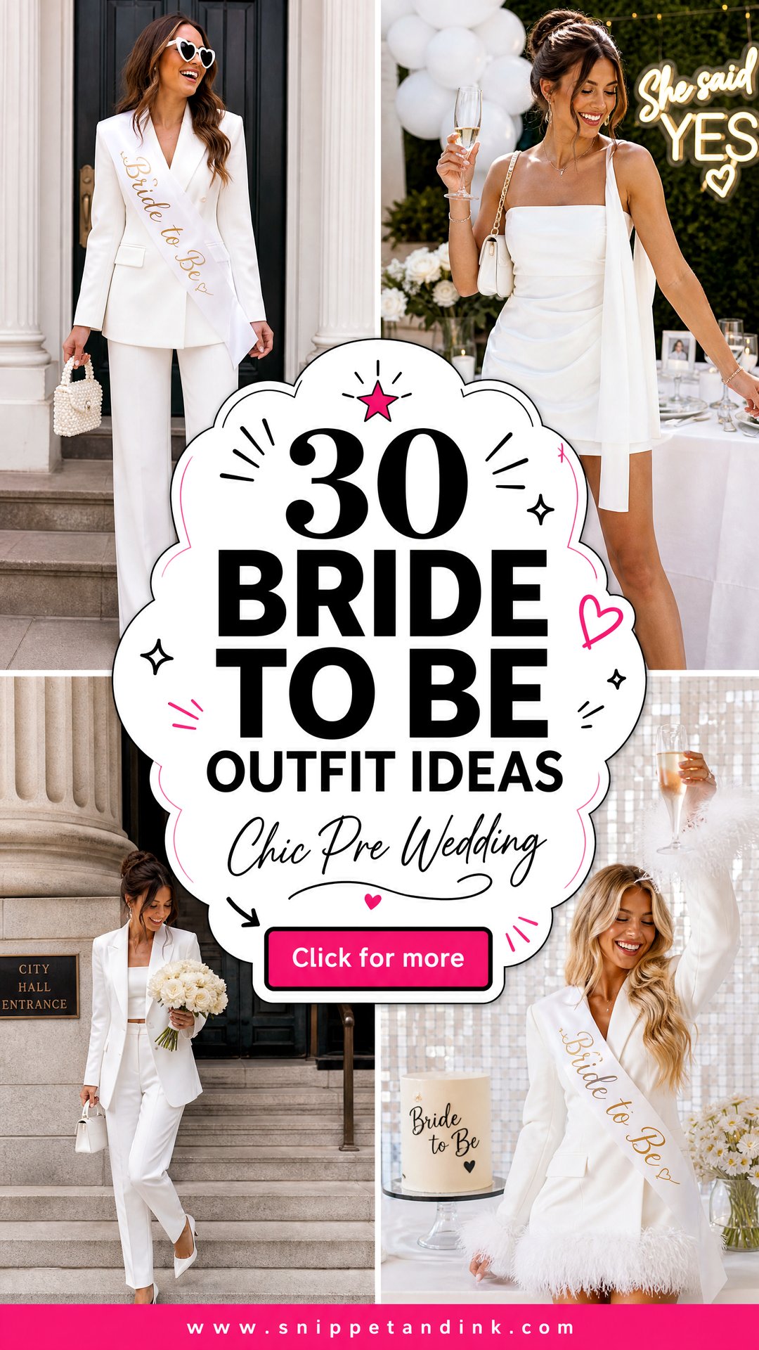 30 Bride to Be Outfit Ideas for Chic Pre-Wedding Moments - 30 Bride to Be Outfit Ideas for Chic Pre-Wedding Moments