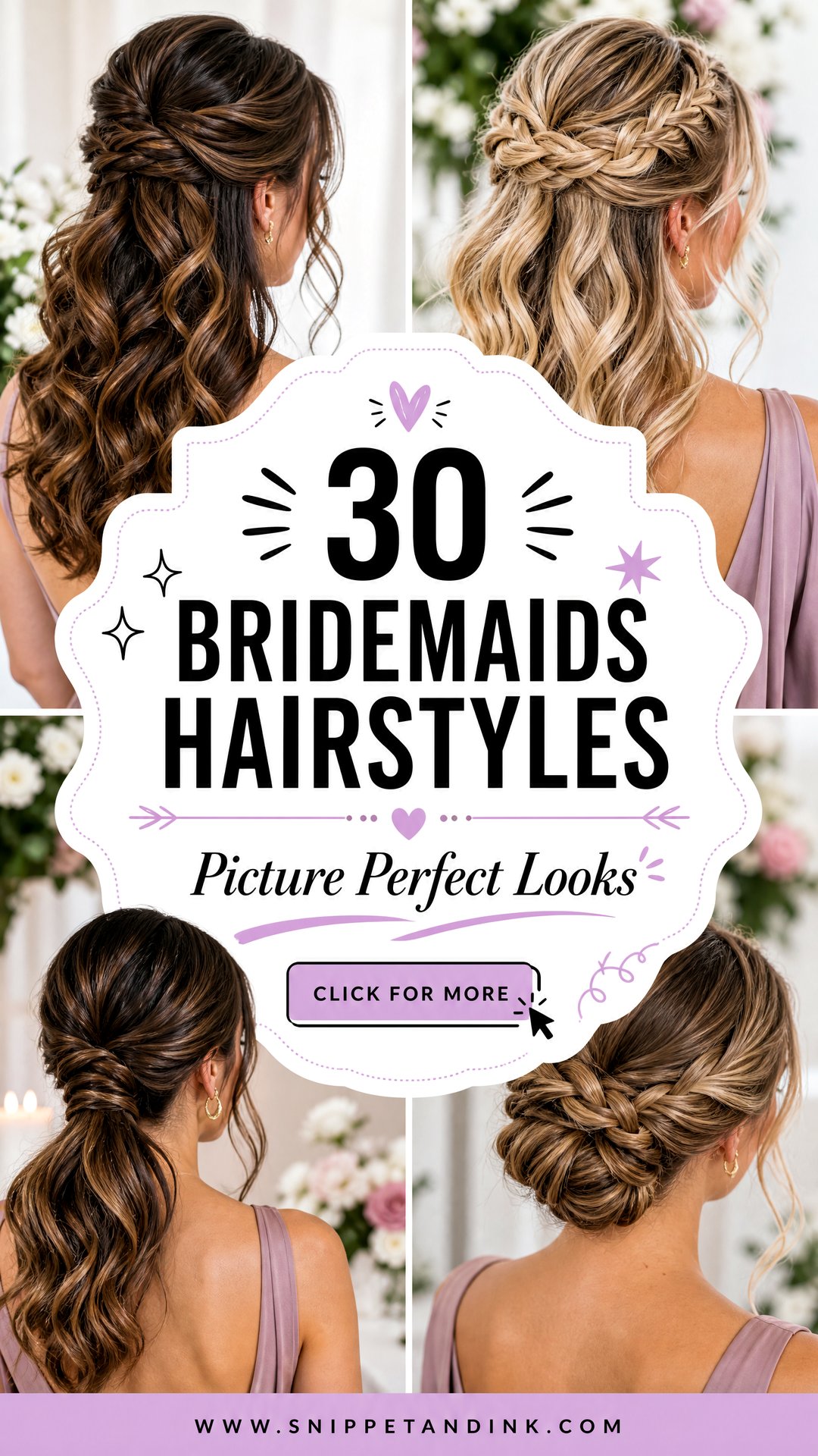 30 Bridemaids Hairstyles for Pretty Picture-Perfect Looks - 30 Bridemaids Hairstyles for Pretty, Picture-Perfect Looks