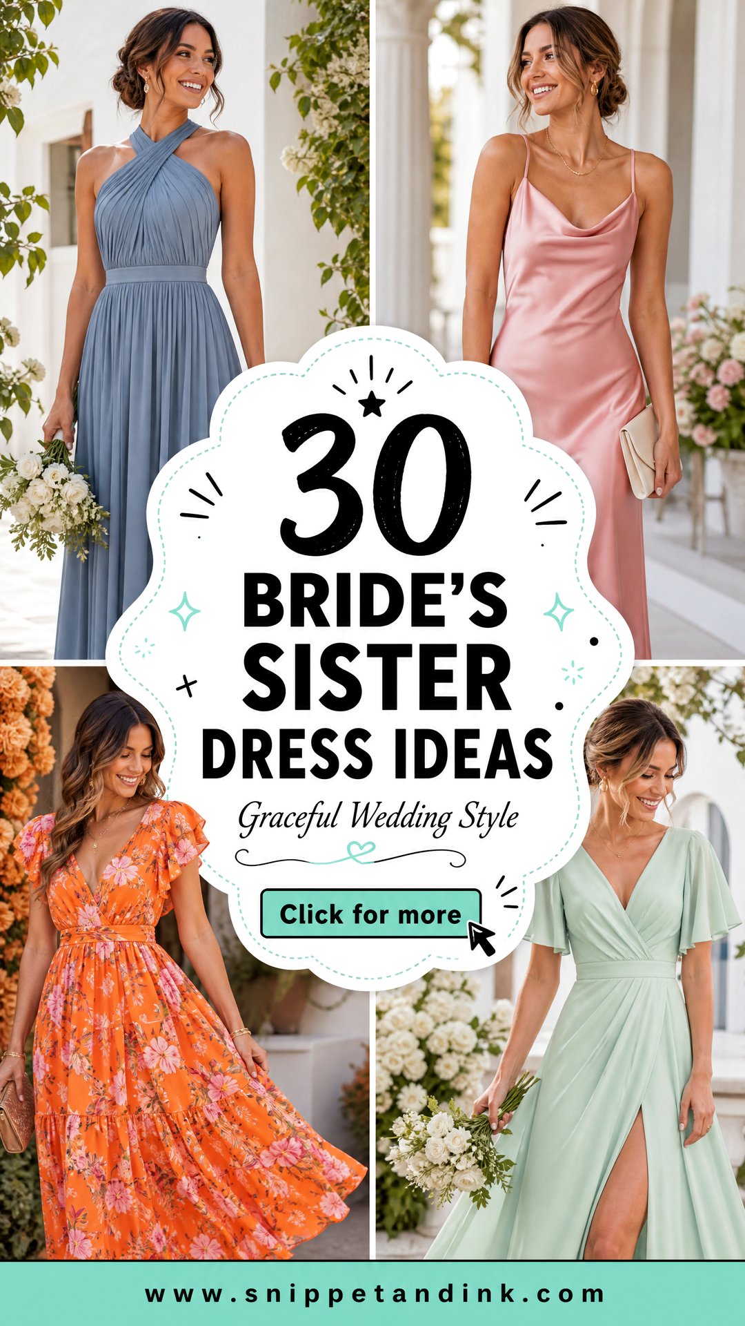 30 Brides Sister Dress Ideas for a Graceful Wedding Look - 30 Bride’s Sister Dress Ideas for a Graceful Wedding Look