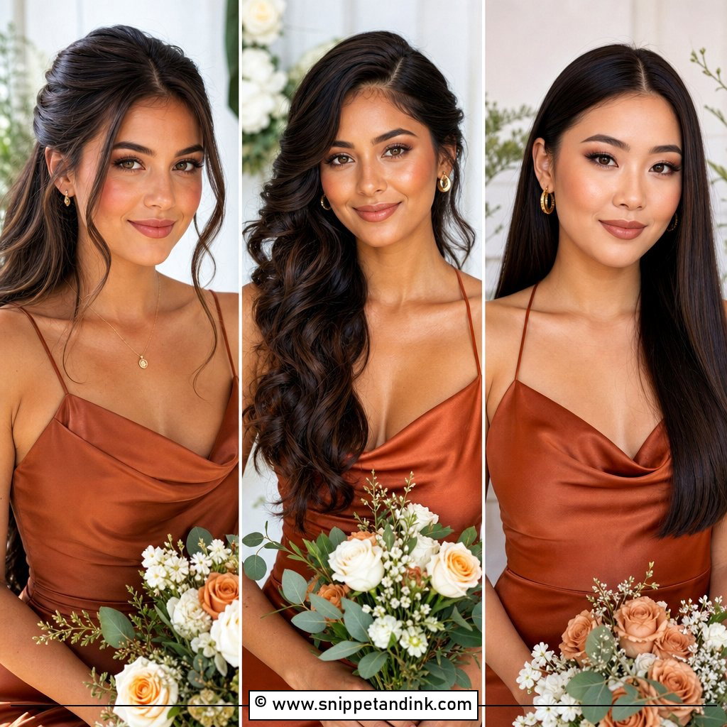 30 Bridesmaid Hair Makeup Ideas for Flawless Wedding Glam