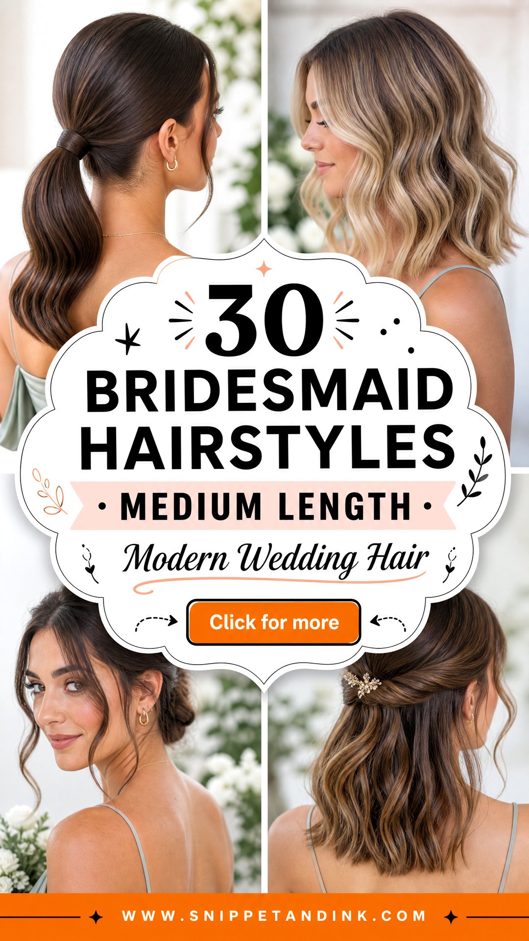 30 Bridesmaid Hairstyles Medium Length for Modern Wedding - 30 Bridesmaid Hairstyles Medium Length for Modern Wedding