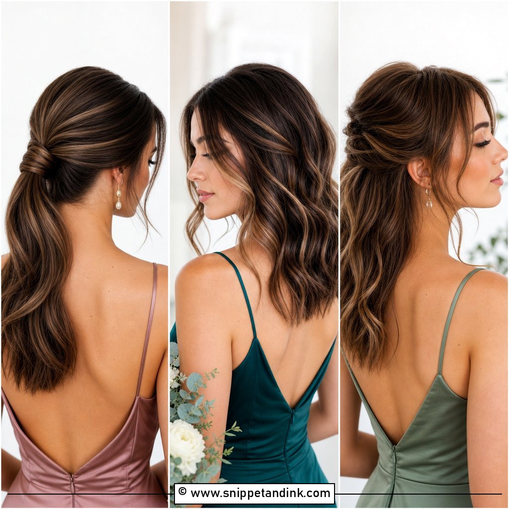 30 Bridesmaid Hairstyles Medium Length for Modern Wedding