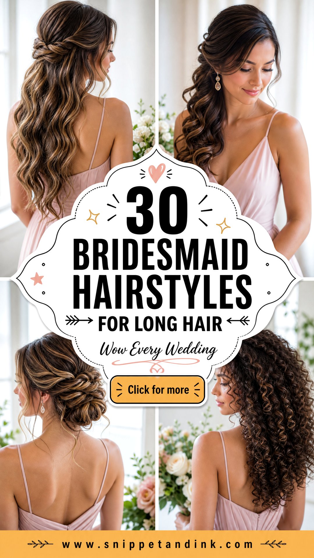 30 Bridesmaid Hairstyles for Long Hair to Wow Every Wedding - 30 Bridesmaid Hairstyles for Long Hair to Wow Every Wedding