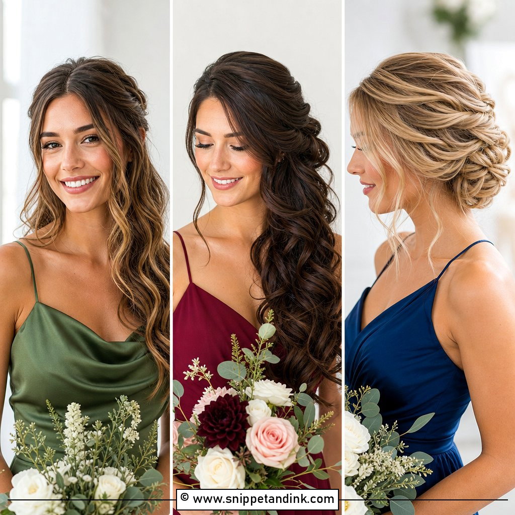 30 Bridesmaid Hairstyles for Long Hair to Wow Every Wedding