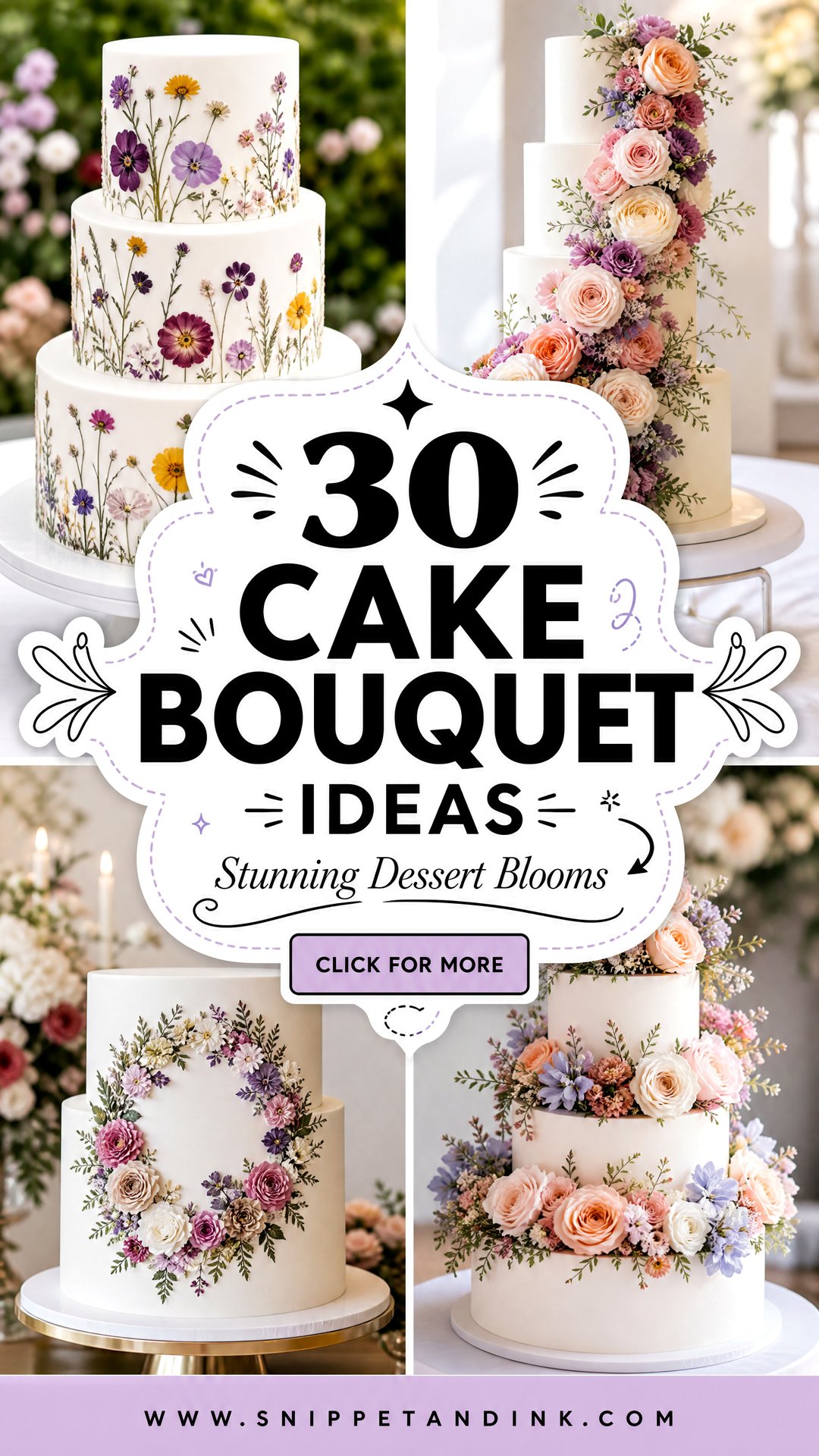 30 Cake Bouquet Ideas for Wedding Stunning Dessert Blooms - 30 Cake Bouquet Ideas for Wedding: Stunning Dessert Blooms
