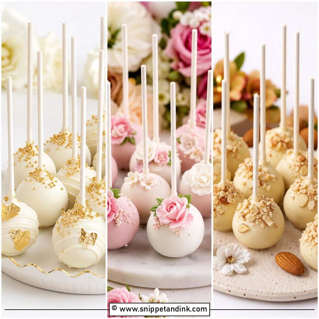 30 Cake Pops Ideas for Wedding Sweet Guest-Favorite Treats