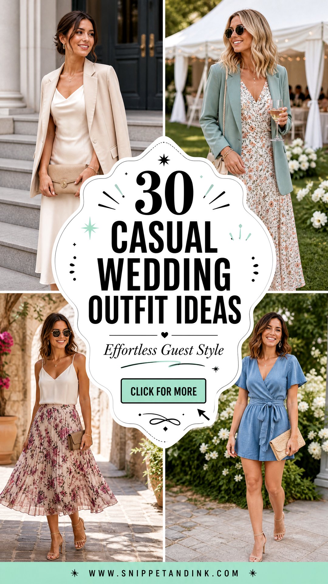 30 Casual Wedding Outfit Ideas for Effortless Guest Style - 30 Casual Wedding Outfit Ideas for Effortless Guest Style