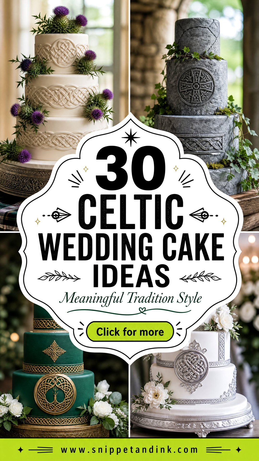 30 Celtic Wedding Cake Ideas for Meaningful Traditions - 30 Celtic Wedding Cake Ideas for Meaningful Traditions