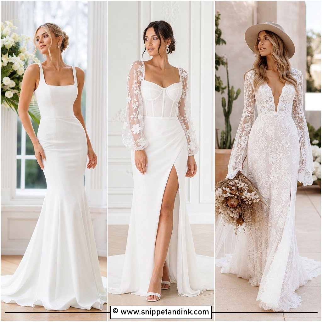 30 Chic Wedding Dress Ideas For Effortlessly Stylish Brides