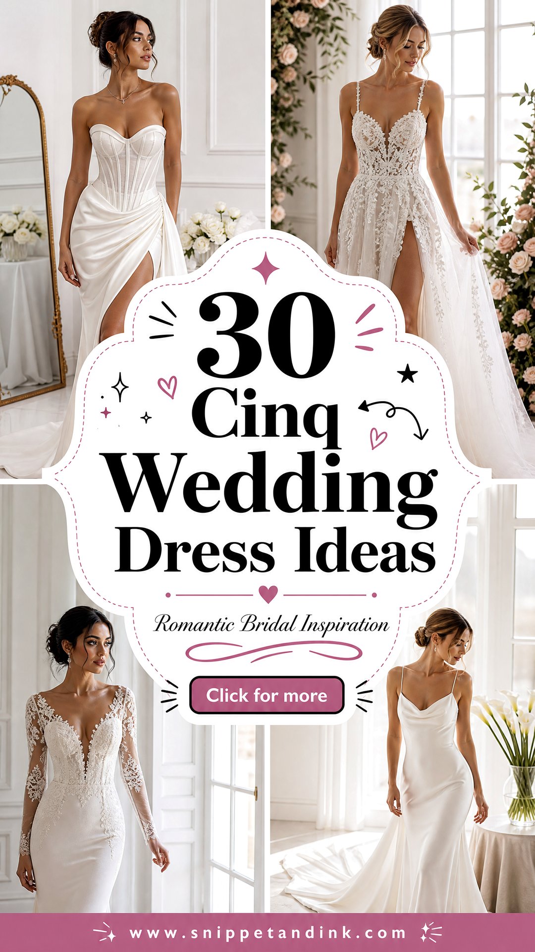 30 Cinq Wedding Dress Ideas For Romantic Bridal Inspiration - 30 Cinq Wedding Dress Ideas For Romantic Bridal Inspiration