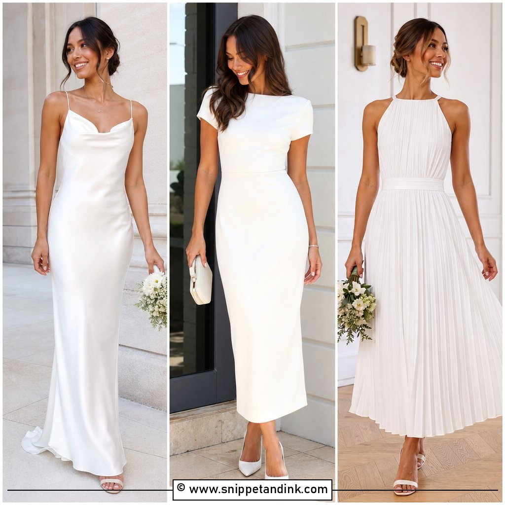 30 Civil Wedding Dresses Courts For Chic Bridal Looks