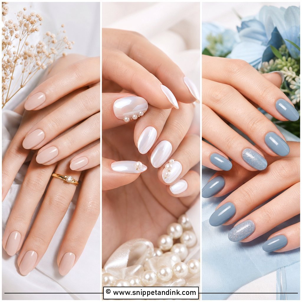 30 Classy Bridesmaid Nails for a Chic Wedding Party Look