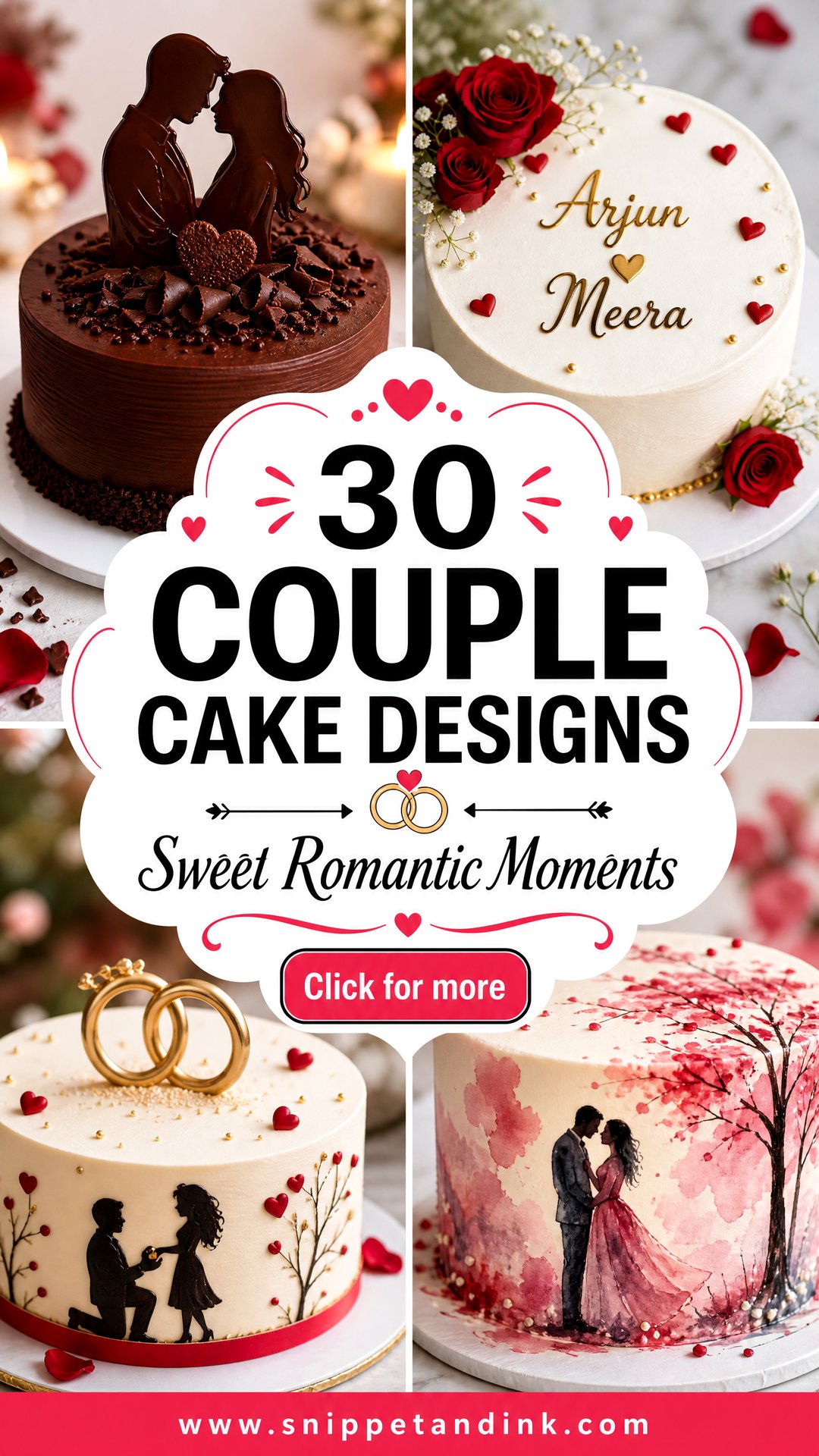 30 Couple Cake Designs for Sweet Romantic Moments - 30 Couple Cake Designs for Sweet Romantic Moments