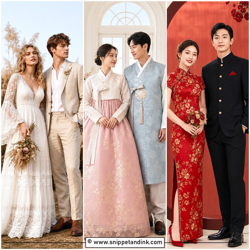 30 Couple Wedding Dress Ideas for Coordinated Bridal Style