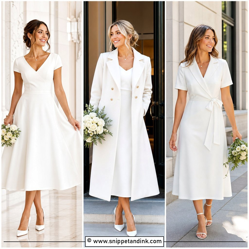 30 Court House Wedding Dress Ideas For Modern Brides