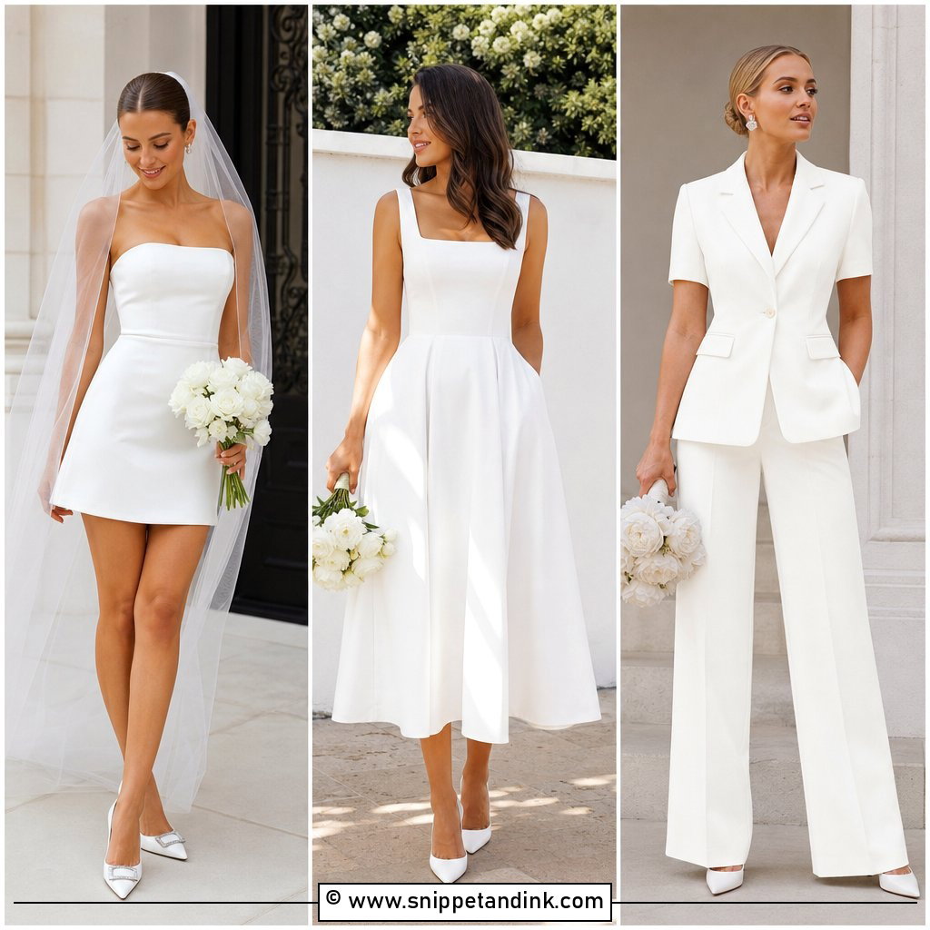 30 Court Wedding Outfit Ideas for Effortless Bridal Style