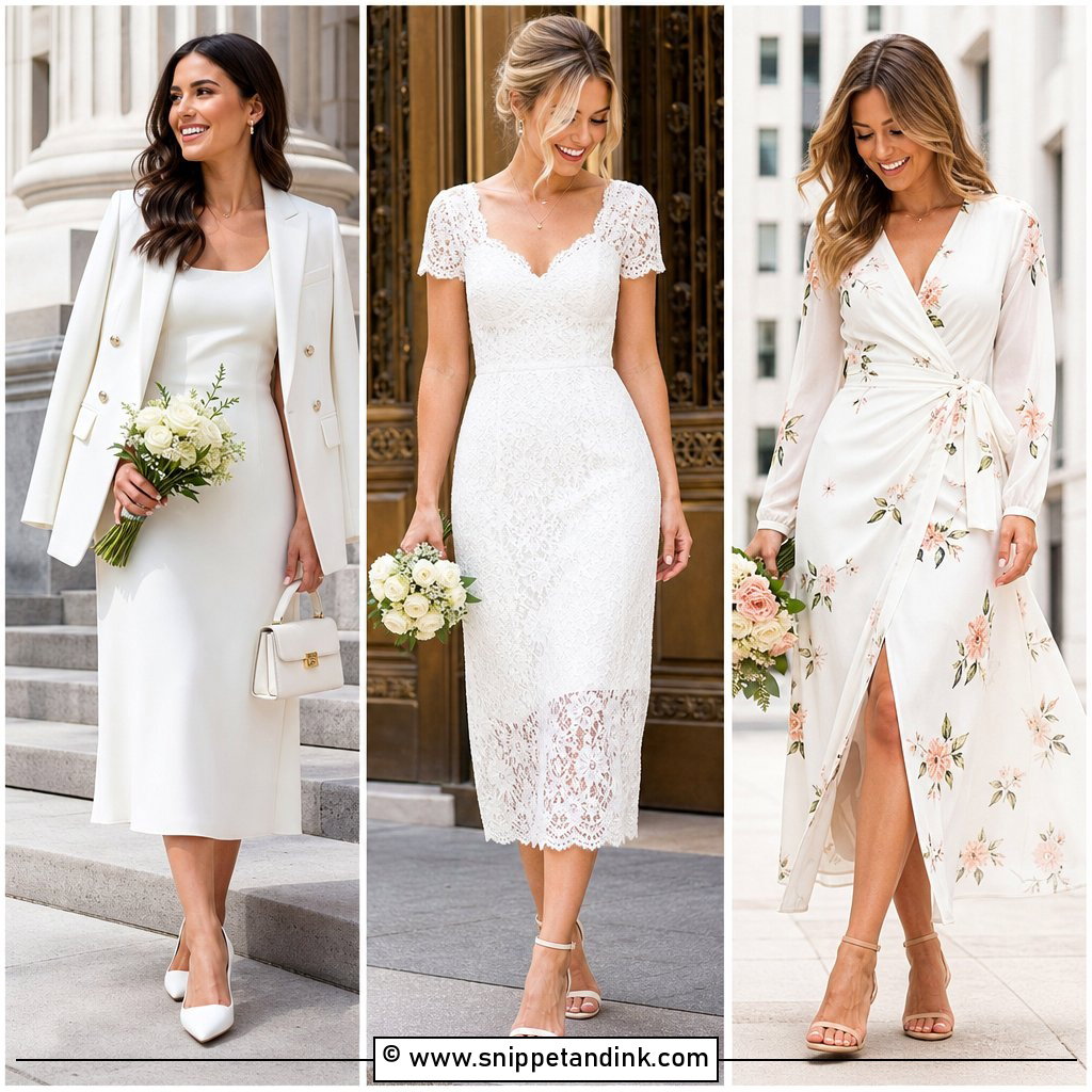 30 Courthouse Wedding Outfit Ideas for Chic City Brides