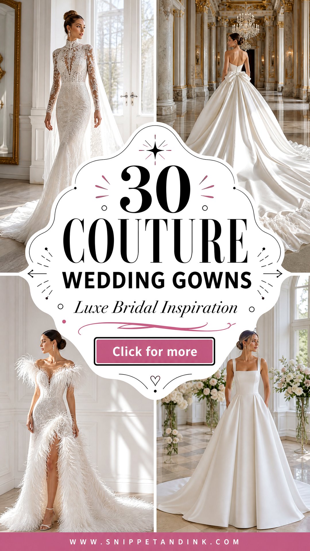 30 Couture Wedding Gowns for Luxe Bridal Inspiration - 30 Couture Wedding Gowns for Luxe Bridal Inspiration