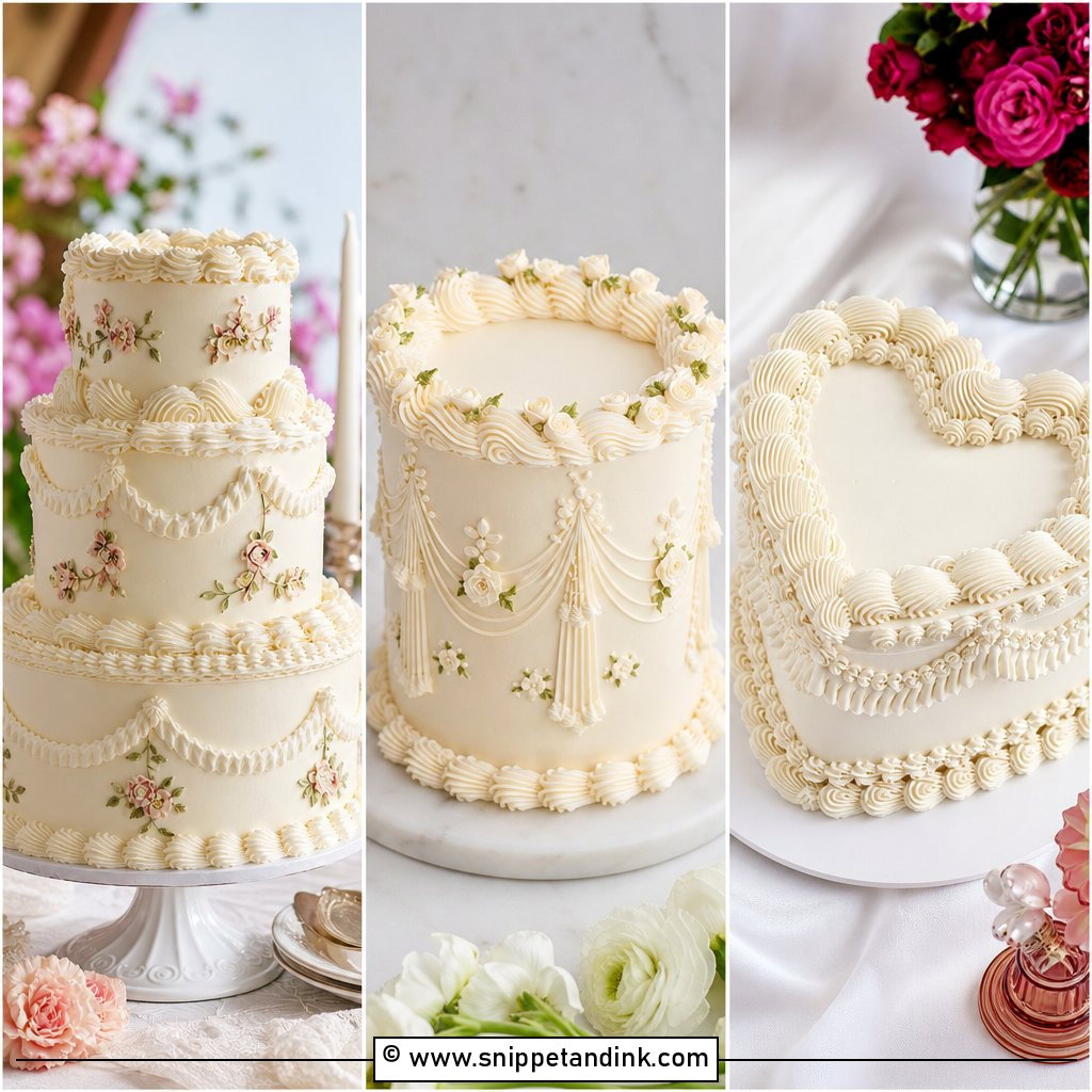30 Cream Wedding Cakes for Elegant Neutral Receptions