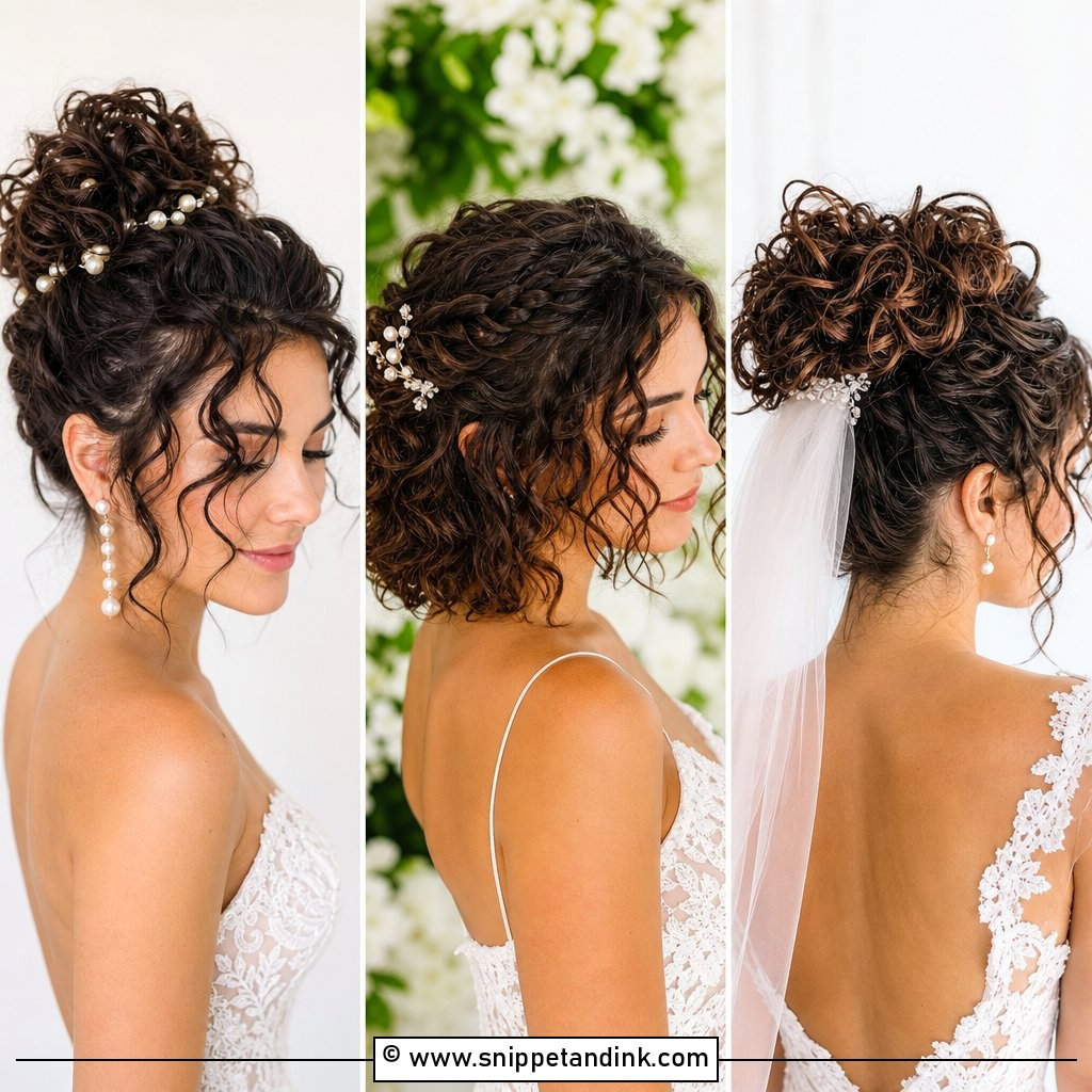 30 Curly Bridal Hair Ideas for Dreamy Wedding Style