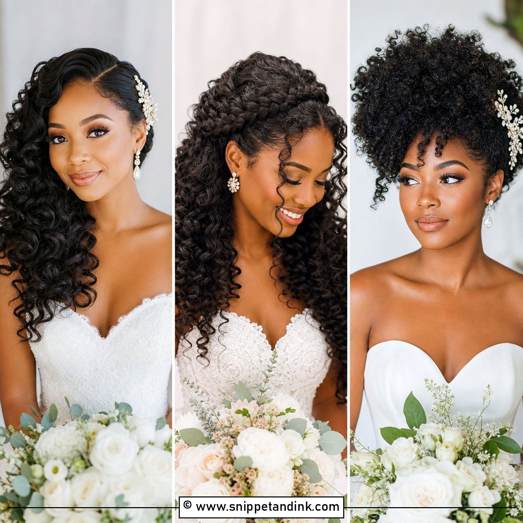 30 Curly Hair Wedding Ideas for Romantic Bridal Looks
