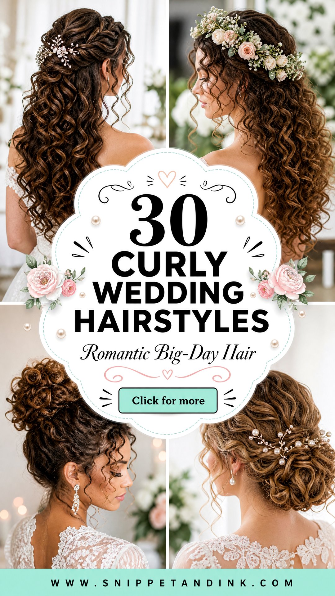 30 Curly Wedding Hairstyles for Romantic Big-Day Hair - 30 Curly Wedding Hairstyles for Romantic Big-Day Hair