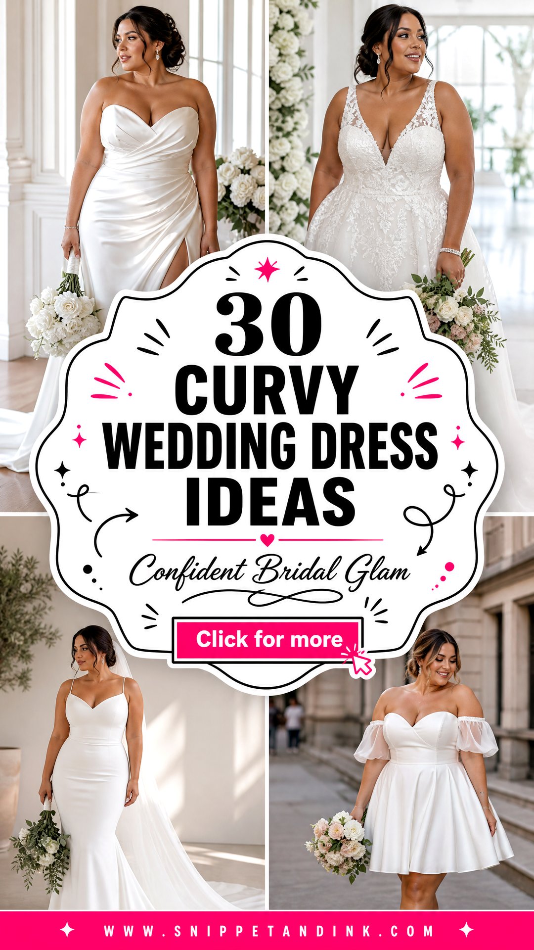 30 Curvy Wedding Dress Ideas for Confident Bridal Glam - 30 Curvy Wedding Dress Ideas for Confident Bridal Glam
