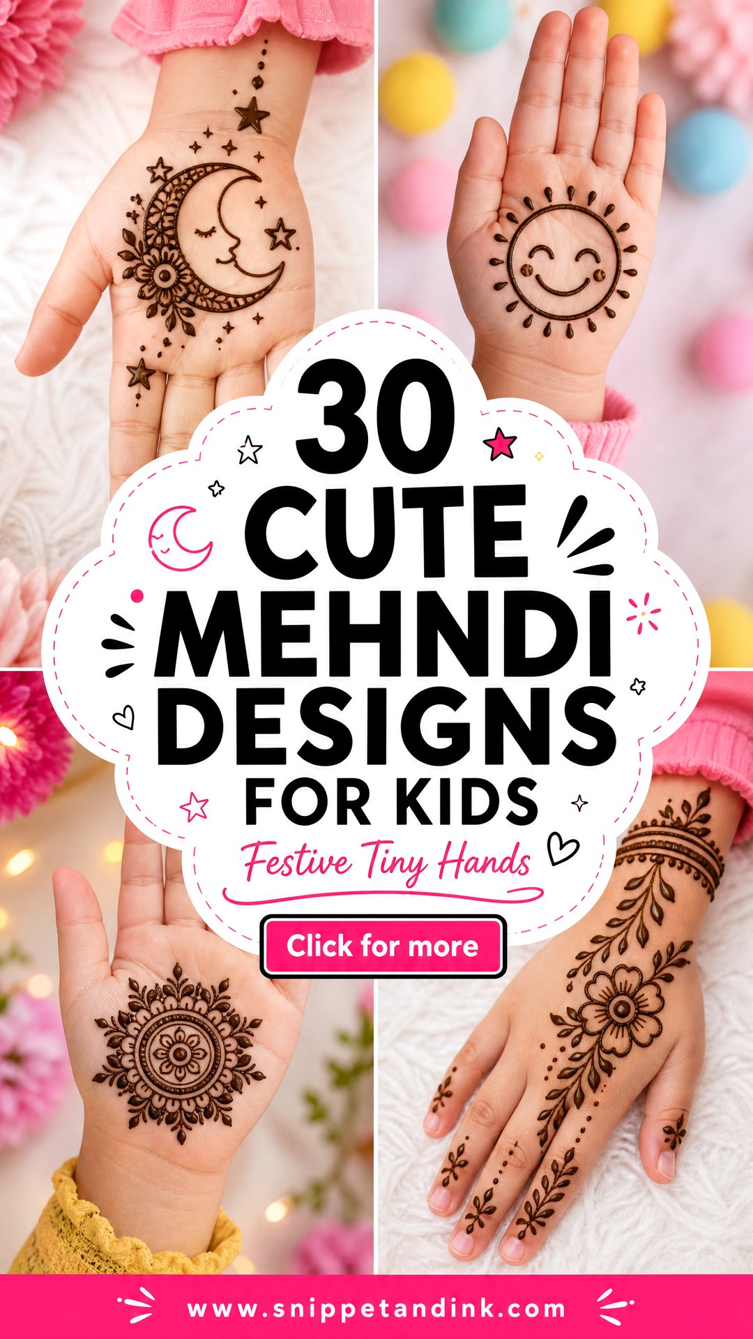 30 Cute Mehndi Designs for Kids That Feel Festive and Fun - 30 Cute Mehndi Designs for Kids That Feel Festive & Fun
