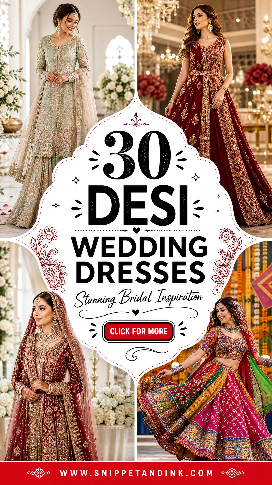 30 Desi Wedding Dresses For Stunning Bridal Inspiration - 30 Desi Wedding Dresses For Stunning Bridal Inspiration