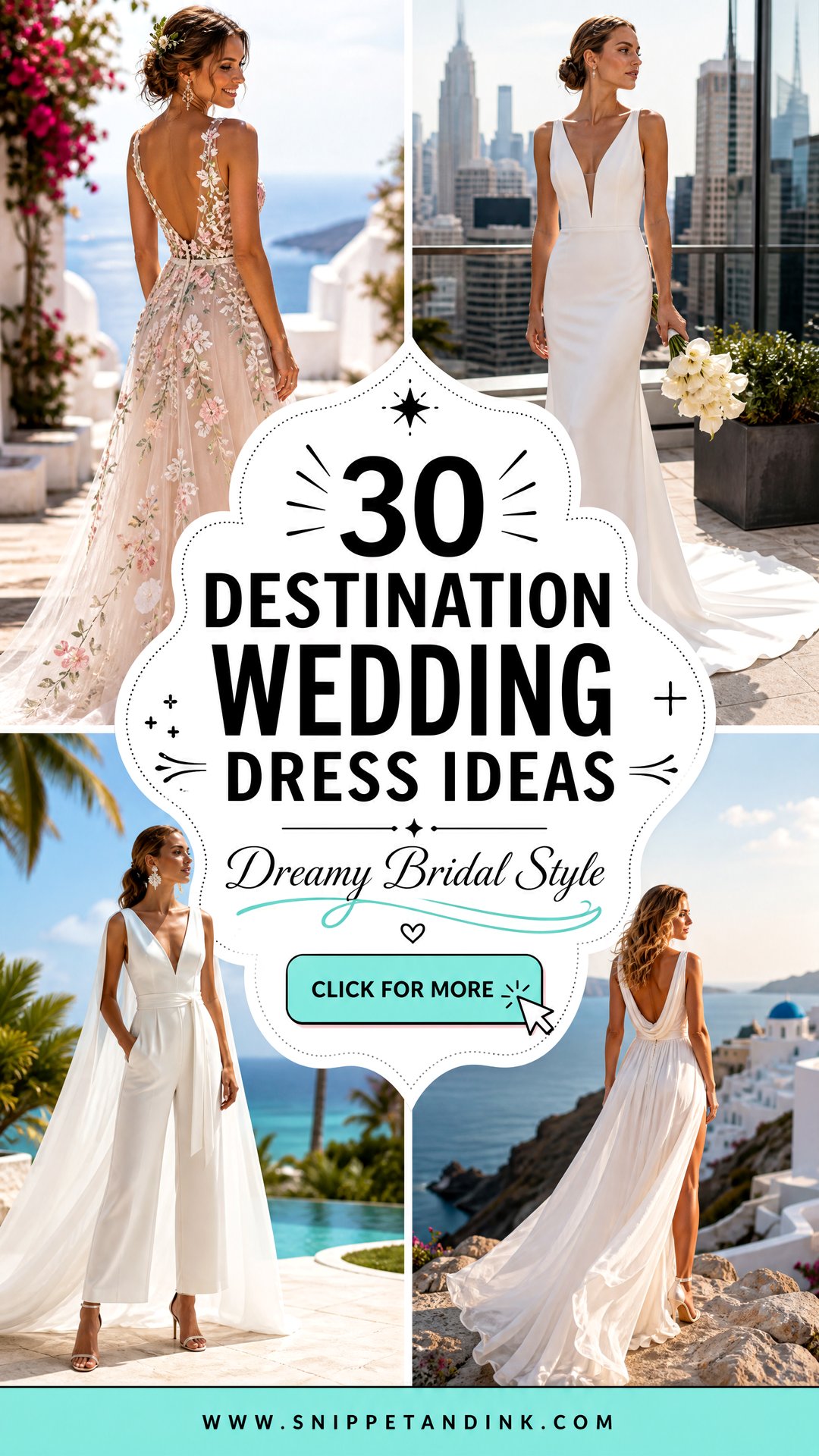 30 Destination Wedding Dress Ideas for Dreamy Bridal Style - 30 Destination Wedding Dress Ideas for Dreamy Bridal Style