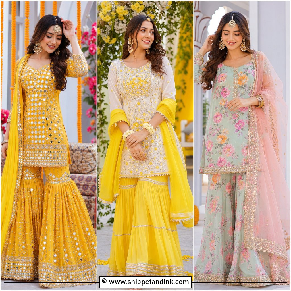 30 Dholki Outfit Ideas For Colorful Pre-Wedding Style