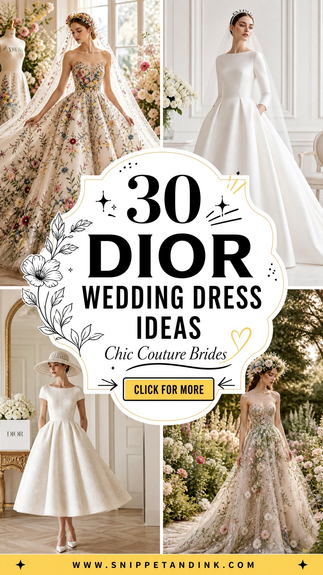 30 Dior Wedding Dress Ideas For Chic Couture Brides Today - 30 Dior Wedding Dress Ideas For Chic Couture Brides Today