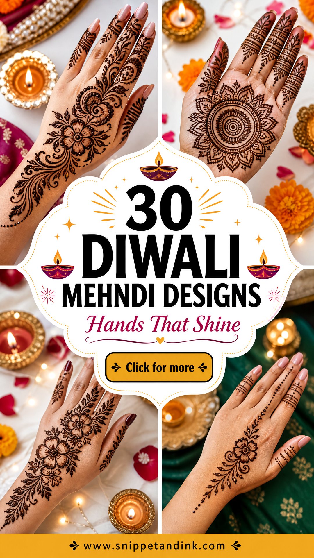 30 Diwali Mehndi Designs for Festive Hands That Shine - 30 Diwali Mehndi Designs for Festive Hands That Shine