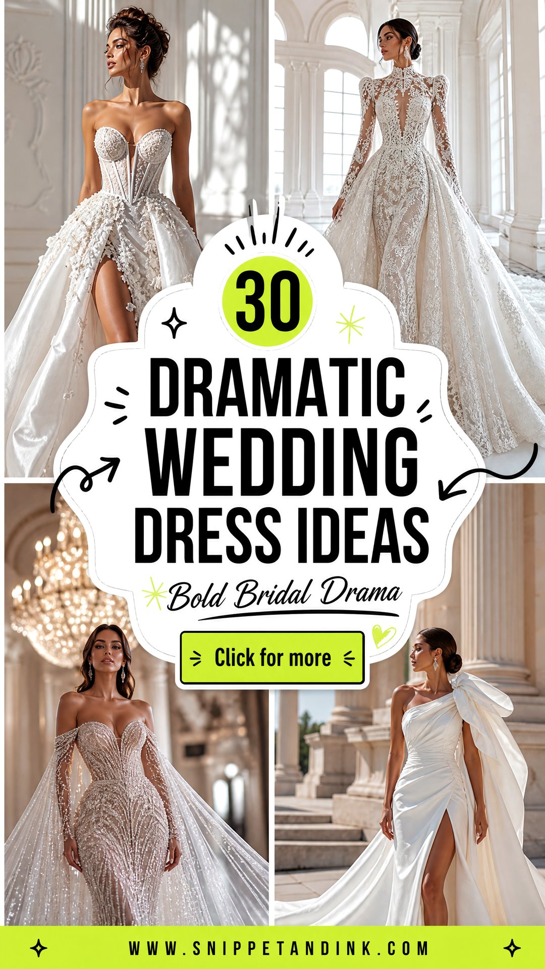 30 Dramatic Wedding Dress Ideas For Statement Brides In 2026 - 30 Dramatic Wedding Dress Ideas For Statement Brides In 2026