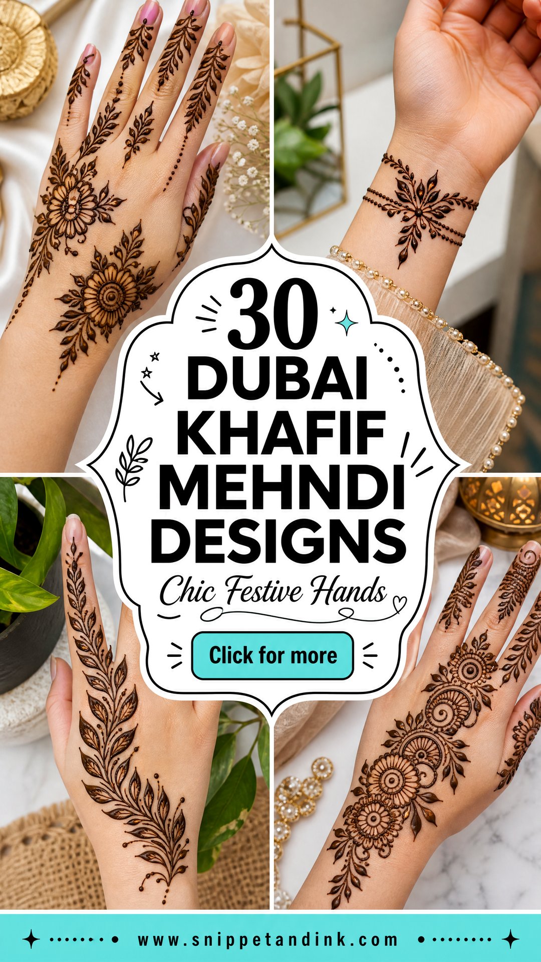 30 Dubai Khafif Mehndi Designs for Chic Festive Hands - 30 Dubai Khafif Mehndi Designs for Chic Festive Hands