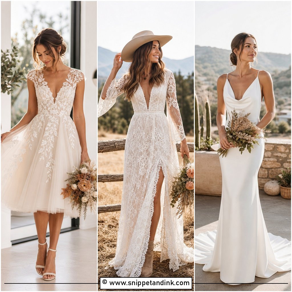 30 Earthy Wedding Dresses For Nature-Loving Brides This Year
