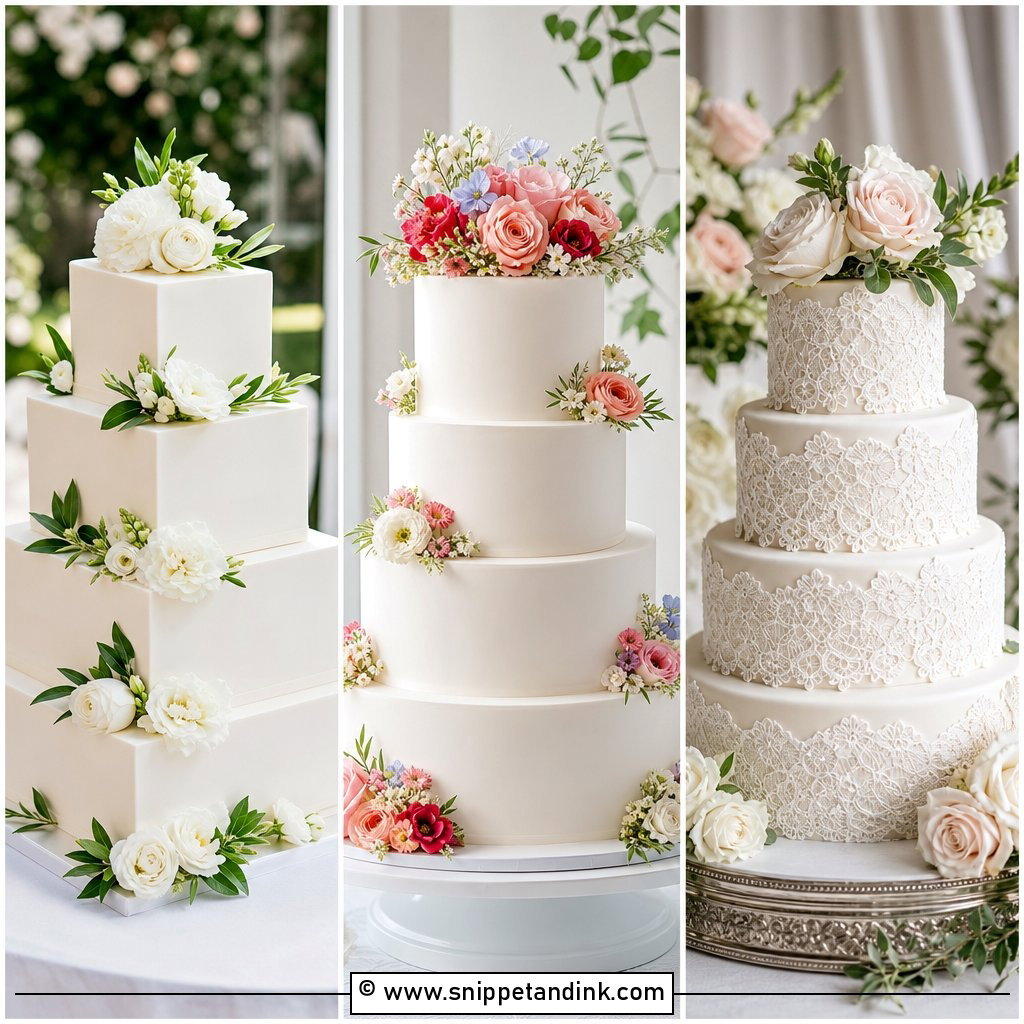 30 Elegant Wedding Cake Ideas for Timeless Receptions