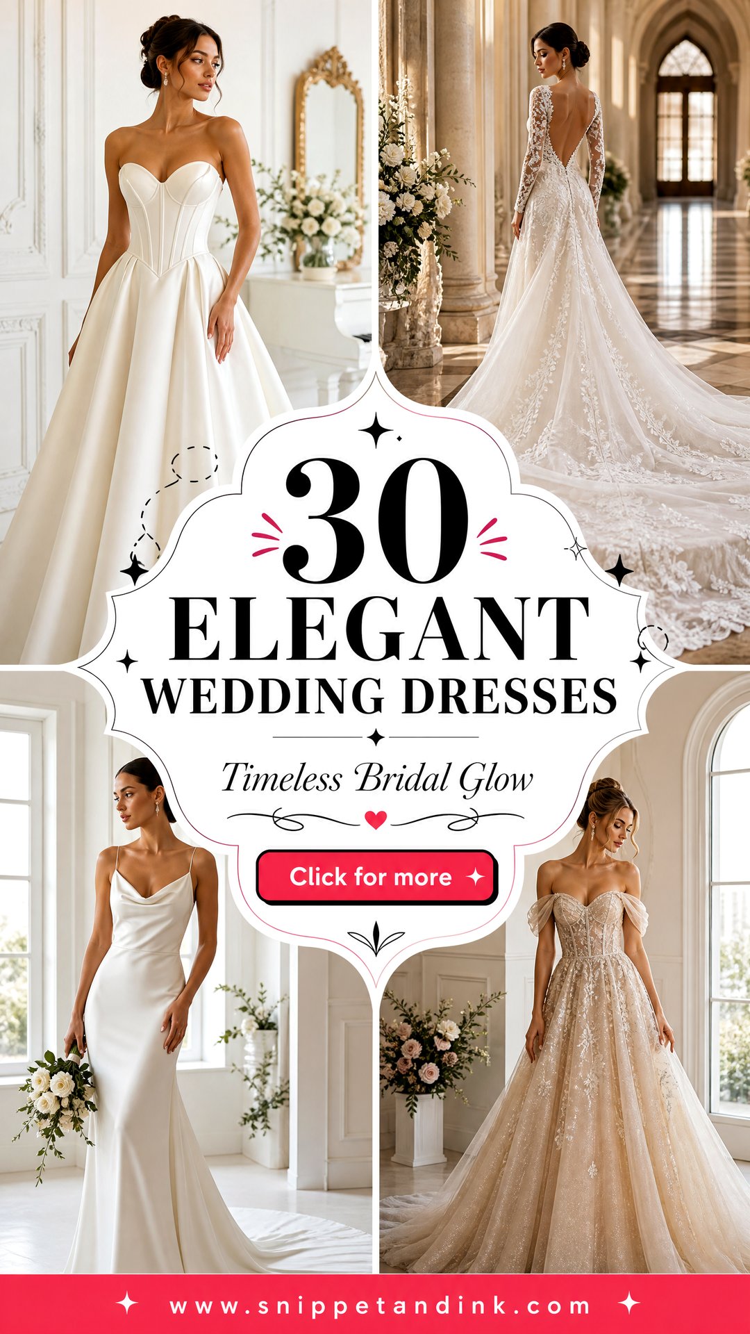 30 Elegant Wedding Dresses For A Timeless Bridal Look Today - 30 Elegant Wedding Dresses For A Timeless Bridal Look Today