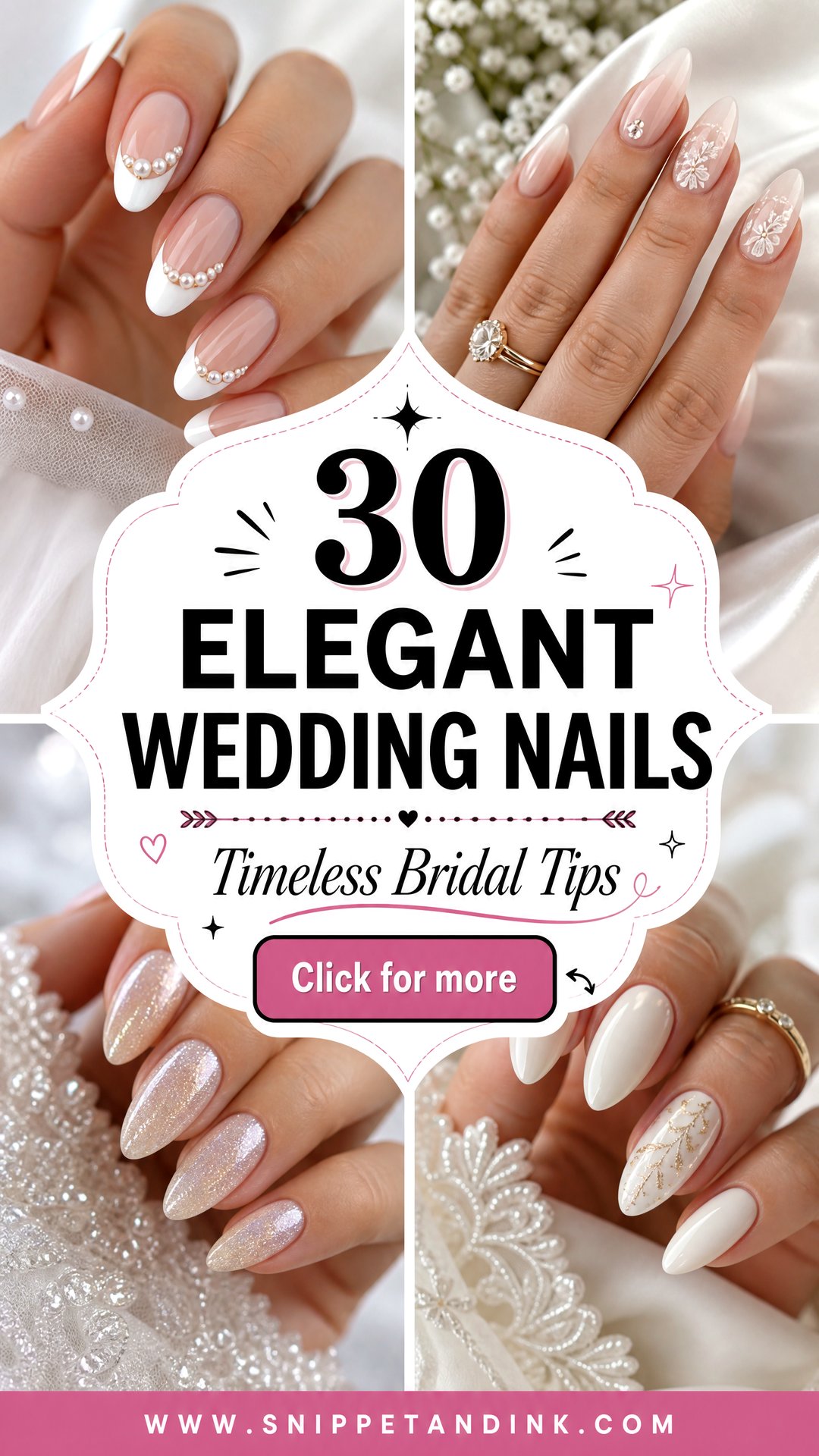 30 Elegant Wedding Nails for Bride Timeless Looks Now - 30 Elegant Wedding Nails for Bride: Timeless Looks Now