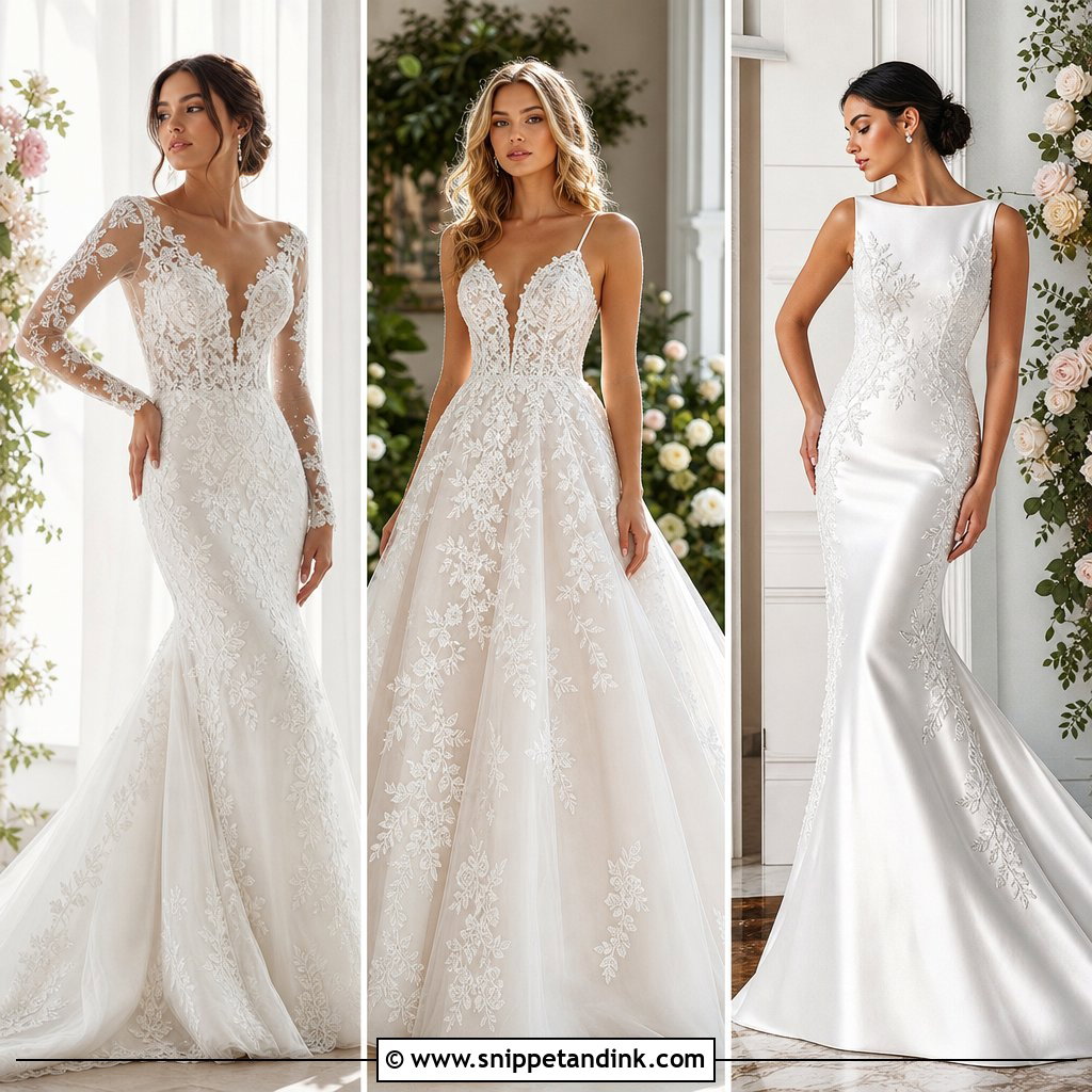 30 Embroidered Wedding Dress Ideas