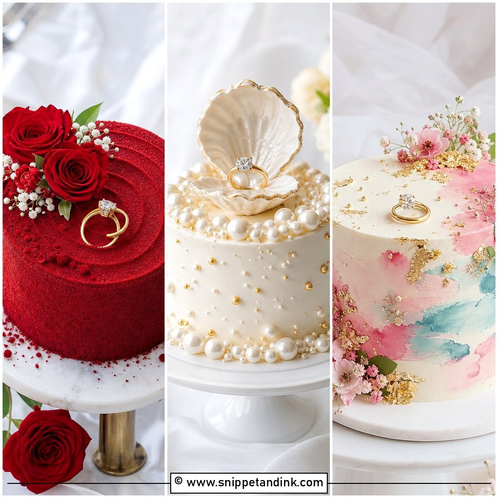 30 Engagement Cakes for Sweet Stylish Celebrations Today