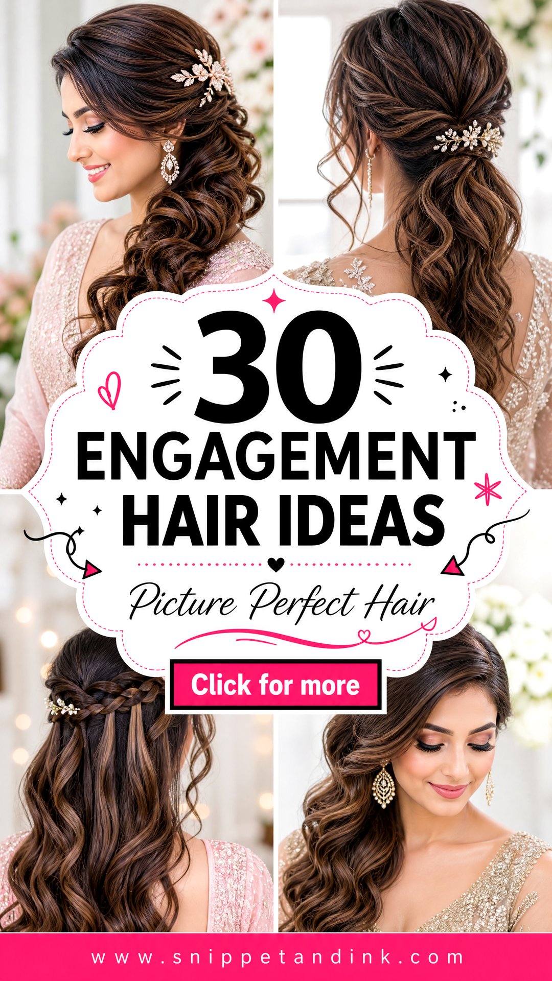 30 Engagement Hair Ideas for Picture-Perfect Brides-to-Be - 30 Engagement Hair Ideas for Picture-Perfect Brides-to-Be