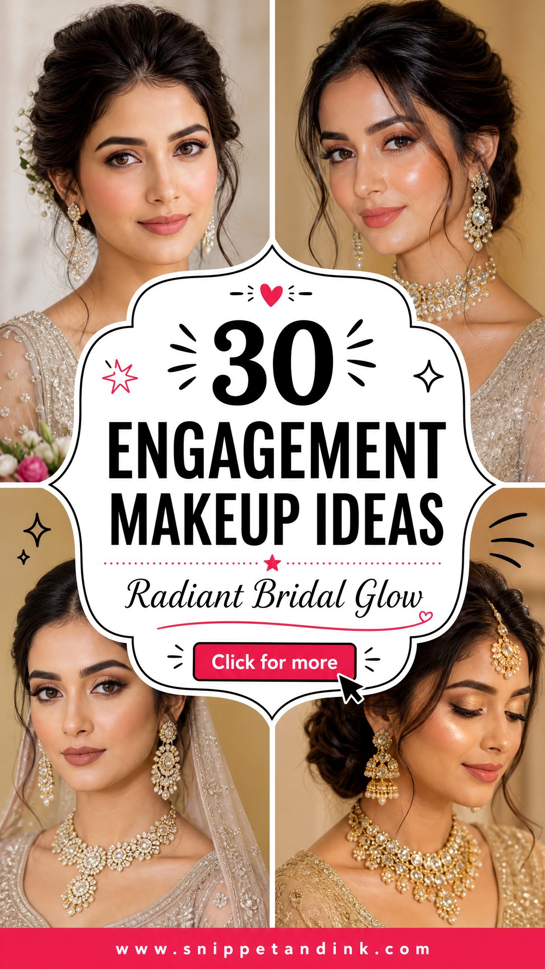 30 Engagement Makeup Ideas for a Radiant Bridal Glow - 30 Engagement Makeup Ideas for a Radiant Bridal Glow