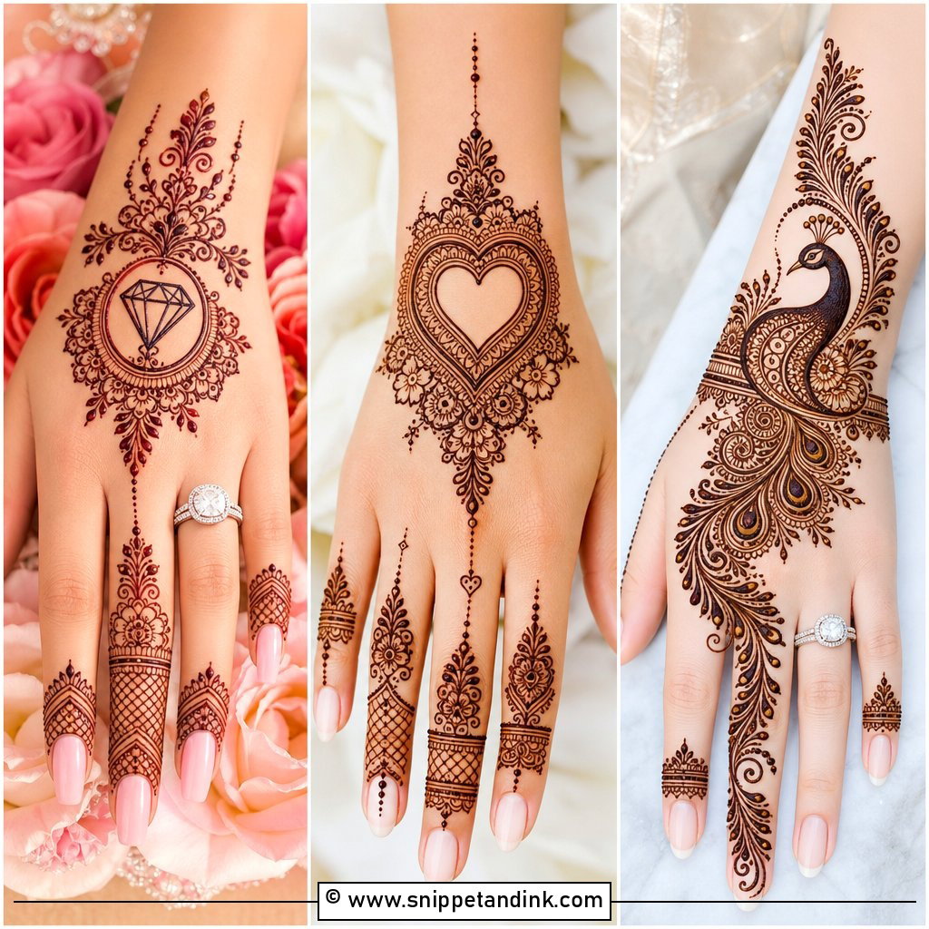 30 Engagement Mehndi Designs for Bride Elegant Ideas