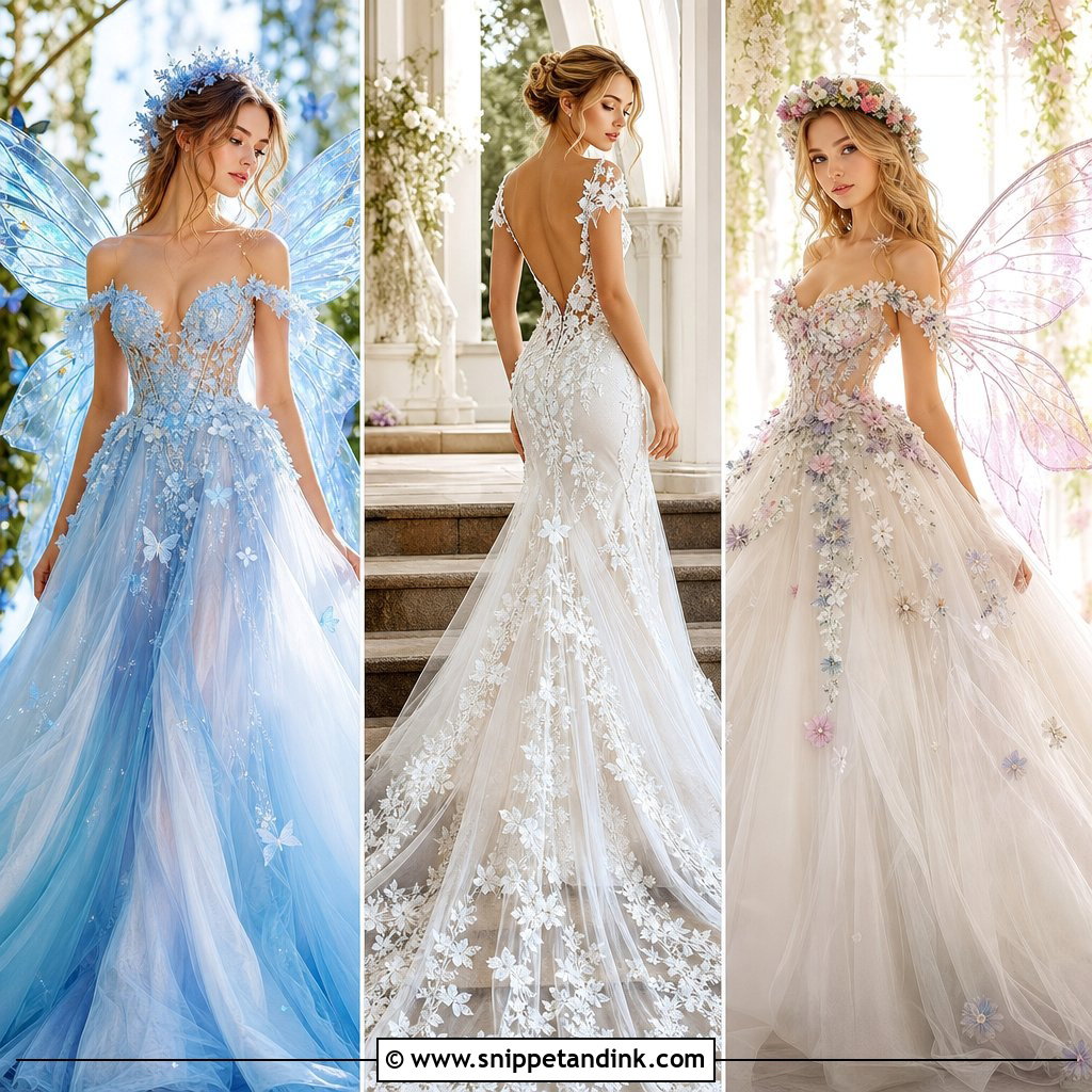 30 Fairy Inspired Wedding Dress Ideas