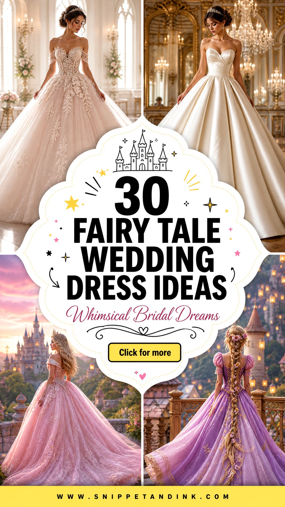 30 Fairy Tale Wedding Dress Ideas for Whimsical Brides - 30 Fairy Tale Wedding Dress Ideas for Whimsical Brides